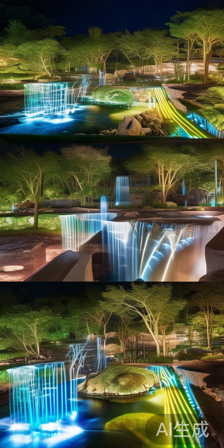 澳门金沙太阳城夜间照明与景观设计亮点全面解析 夜间景观设计注重“多感官体验”,追求视觉、听觉、触